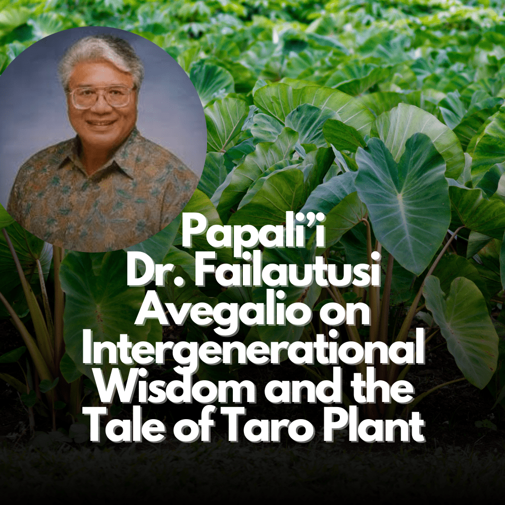 Papali’i Dr. Failautusi Avegalio on Intergenerational Wisdom and the Tale of Taro Plant